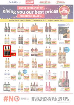 Jumbo : Festive Liquor (07 December - 27 December 2023), page 1