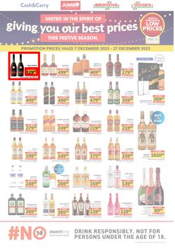 Jumbo : Festive Liquor (07 December - 27 December 2023), page 1