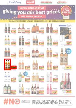 Jumbo : Festive Liquor (07 December - 27 December 2023), page 1