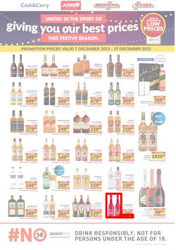 Jumbo : Festive Liquor (07 December - 27 December 2023), page 1