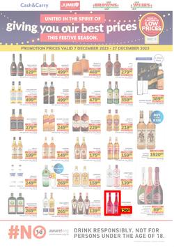 Jumbo : Festive Liquor (07 December - 27 December 2023), page 1