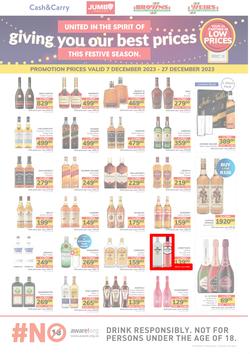 Jumbo : Festive Liquor (07 December - 27 December 2023), page 1