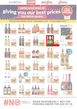Jumbo : Festive Liquor (07 December - 27 December 2023), page 1