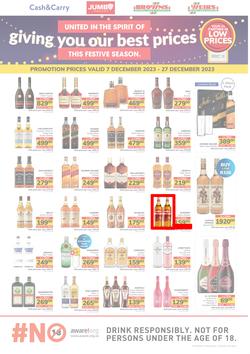 Jumbo : Festive Liquor (07 December - 27 December 2023), page 1
