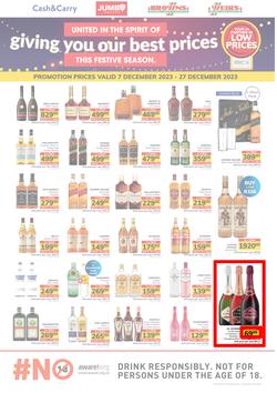 Jumbo : Festive Liquor (07 December - 27 December 2023), page 1