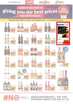 Jumbo : Festive Liquor (07 December - 27 December 2023), page 1