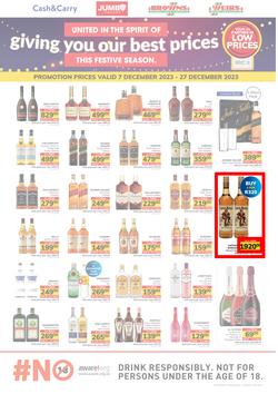 Jumbo : Festive Liquor (07 December - 27 December 2023), page 1