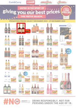 Jumbo : Festive Liquor (07 December - 27 December 2023), page 1