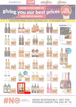 Jumbo : Festive Liquor (07 December - 27 December 2023), page 1