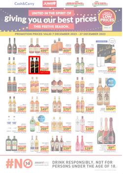 Jumbo : Festive Liquor (07 December - 27 December 2023), page 1