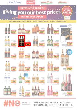 Jumbo : Festive Liquor (07 December - 27 December 2023), page 1