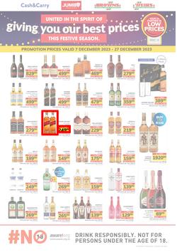 Jumbo : Festive Liquor (07 December - 27 December 2023), page 1