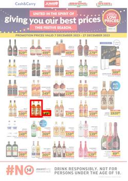 Jumbo : Festive Liquor (07 December - 27 December 2023), page 1