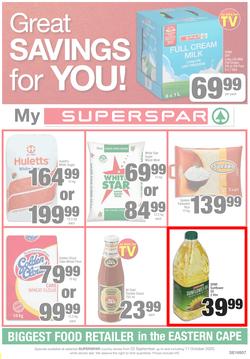 SUPERSPAR EASTERN CAPE : My Super Spar (22 September - 11 October 2020), page 1