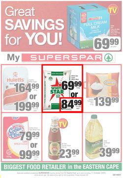 SUPERSPAR EASTERN CAPE : My Super Spar (22 September - 11 October 2020), page 1