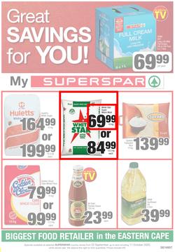 SUPERSPAR EASTERN CAPE : My Super Spar (22 September - 11 October 2020), page 1