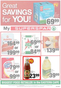 SUPERSPAR EASTERN CAPE : My Super Spar (22 September - 11 October 2020), page 1