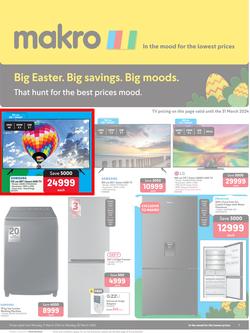 Makro : Large Appliances (11 March - 25 March 2024), page 1