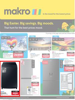 Makro : Large Appliances (11 March - 25 March 2024), page 1