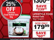 Lifestyle Food Rolled Oats-5Kg