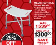 Medic Heavy Duty Shower Bench