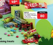 Nestle Mini Bags Smarties, Tex, Kitkat, Milkybar Or Barone (All Variants)-For Any 2 x 135-189g