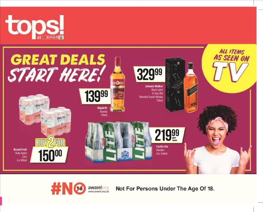 Tops at SPAR Inland : Great (20 April - 02 May 2021) — www.guzzle.co.za