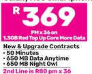 2 x Samsung Galaxy A05 Smartphone-On 1.3GB Red Top Up Core More Data