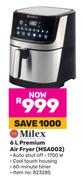 Milex Premium Air Fryer MSA002-6Ltr