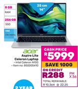Acer 14"(35cm) Aspire Lite Celeron Laptop