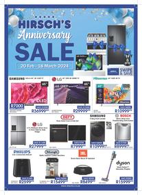Hirsch's : Anniversary Sale (20 February - 18 March 2024 While Stocks Last)