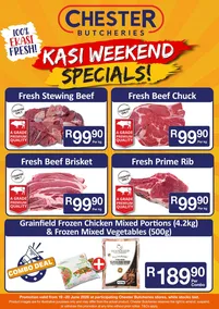 Chester Butcheries : Kasi Weekend Specials (19 June - 20 June 2026)