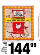 Spar IQF Mixed Chicken Portions-4Kg