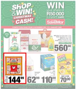 SPAR SAVEMOR EASTERN CAPE (21 December 2021 - 2 January 2022) Valid in Alexandria, Dordrecht, Hogsback, Idutywa, Willowvale, Mooiplaas, Richmond, page 1