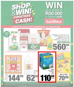 SPAR SAVEMOR EASTERN CAPE (21 December 2021 - 2 January 2022) Valid in Alexandria, Dordrecht, Hogsback, Idutywa, Willowvale, Mooiplaas, Richmond, page 1