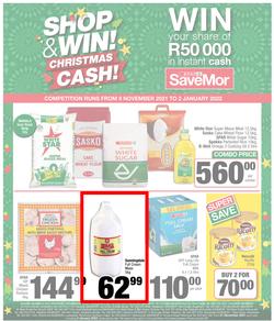 SPAR SAVEMOR EASTERN CAPE (21 December 2021 - 2 January 2022) Valid in Alexandria, Dordrecht, Hogsback, Idutywa, Willowvale, Mooiplaas, Richmond, page 1