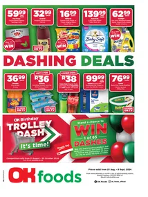 OK Foods Gauteng, Mpumalanga & Limpopo : Dashing Deals (21 August - 08 September 2024)