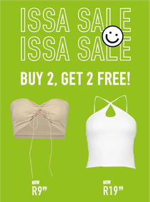 The Fix : Issa Sale, Buy 2 Get 2 Free (Request Valid Dates From Retailer)