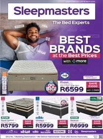 Sleepmasters : Best Brands At The Best Prices (17 February - 16 March 2025)