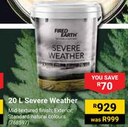 Fired Earth Severe Weather 768597-20Ltr