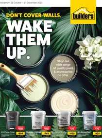 Builders : Don't Cover Walls. Wake Them Up (28 October - 31 December 2025)