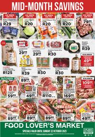 Food Lover's Market Western Cape : Mid-Month Savings (16 October - 23 October 2023)