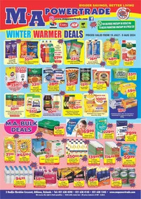 M.A Powertrade : Winter Warmer Deals (19 July - 09 August 2024)