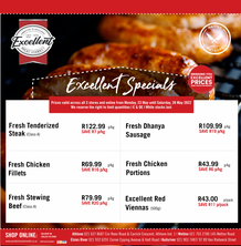 Excellent Meat Market : Specials (23 May - 28 May 2022)