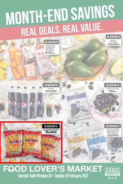 Food Lover's Market Springfield Park : Month-End Savings (20 February - 26 February 2023), page 1