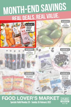 Food Lover's Market Springfield Park : Month-End Savings (20 February - 26 February 2023), page 1