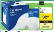 M Long Life Milk-6 x 1L