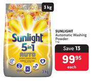 Sunlight Automatic Washing Powder-3Kg Each