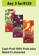 Liqui Fruit 100% Fruit Juice Blend Assorted-For Any 3 x 2L