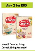 Nestle Cerelac Baby Cereal Assorted-for 2 x 250g